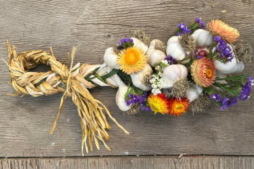 Garlic Braiding Workshop and Tour at Last Resort Farm | Open Farm Week 2024