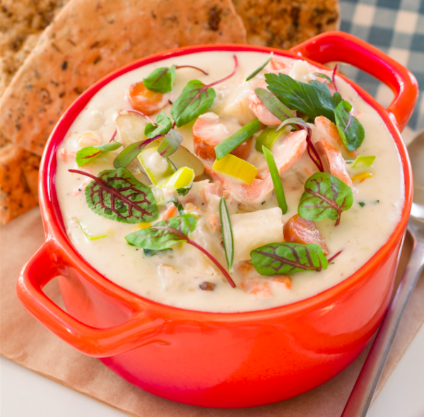 northern lake fish chowder